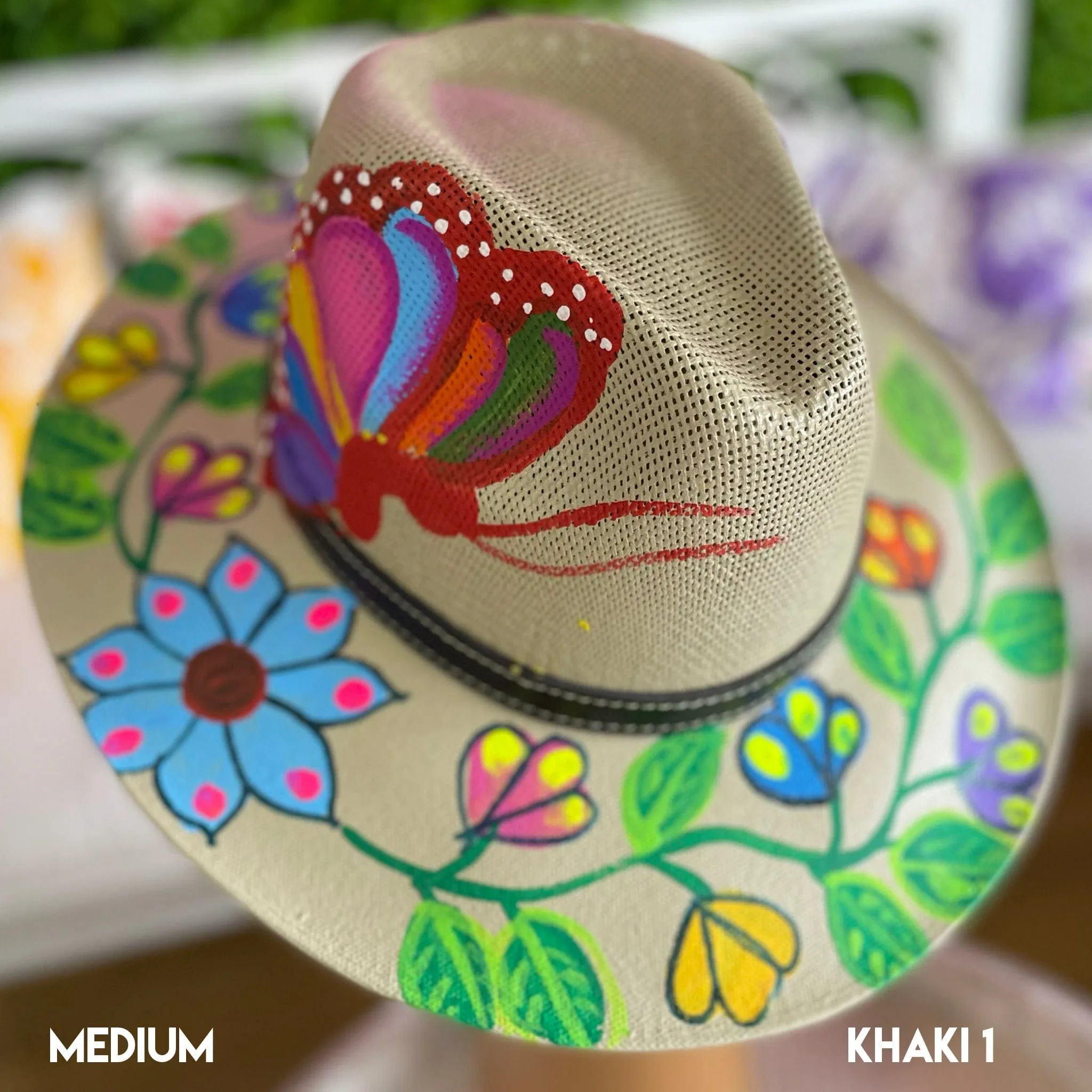 Mexican Hand Painted Sun Hat