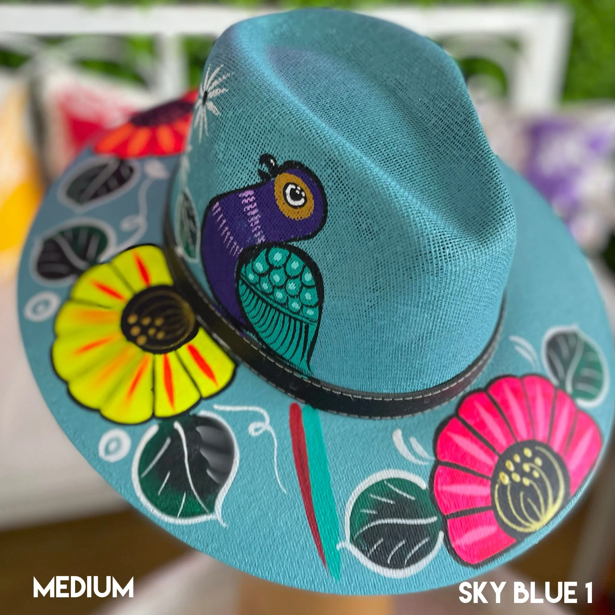 Mexican Hand Painted Sun Hat