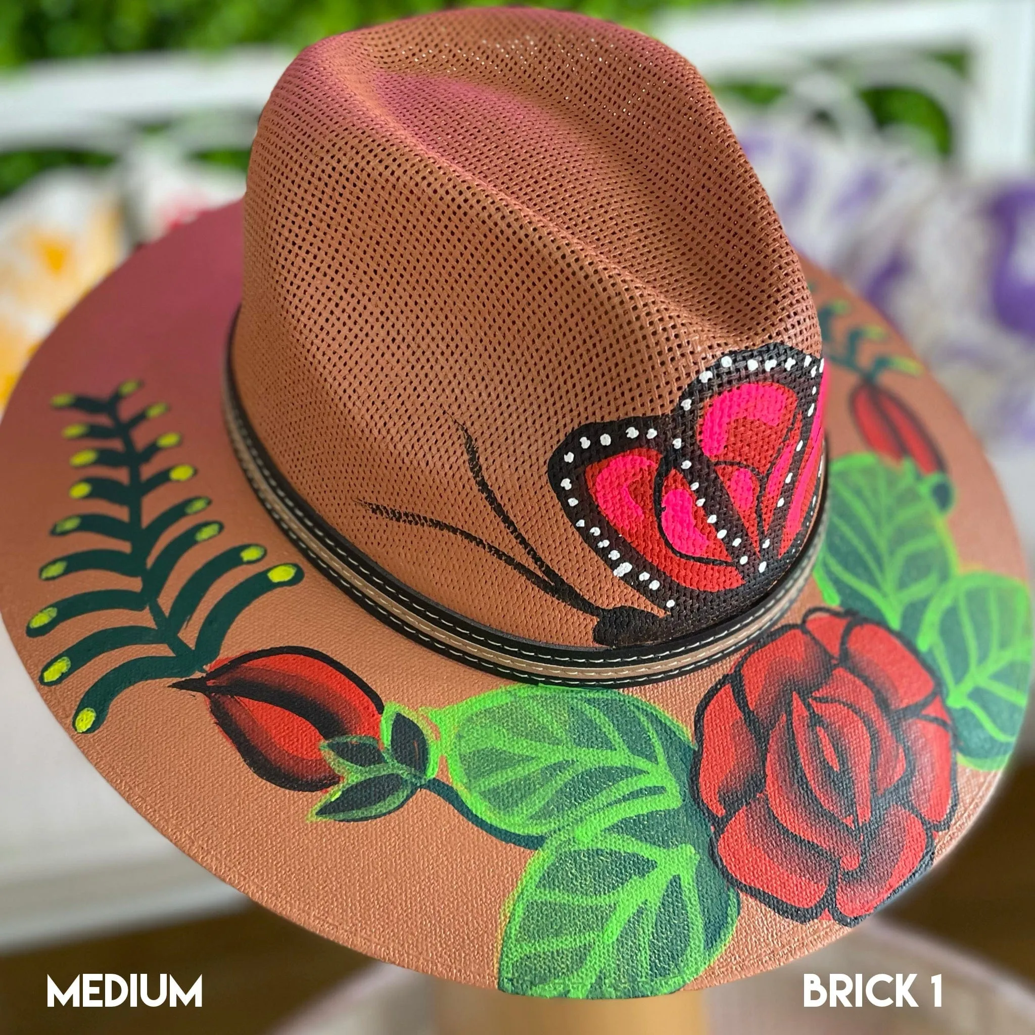 Mexican Hand Painted Sun Hat