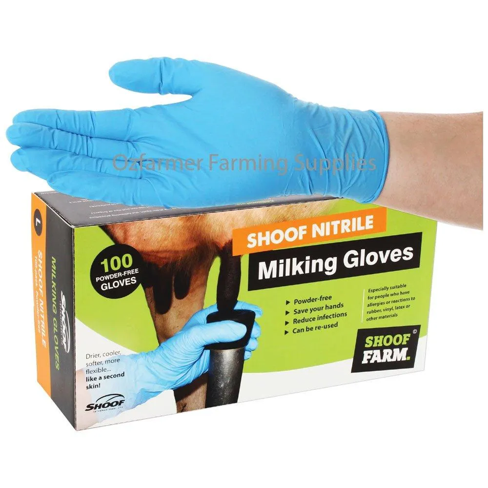 Milking Gloves Shoof Nitrile