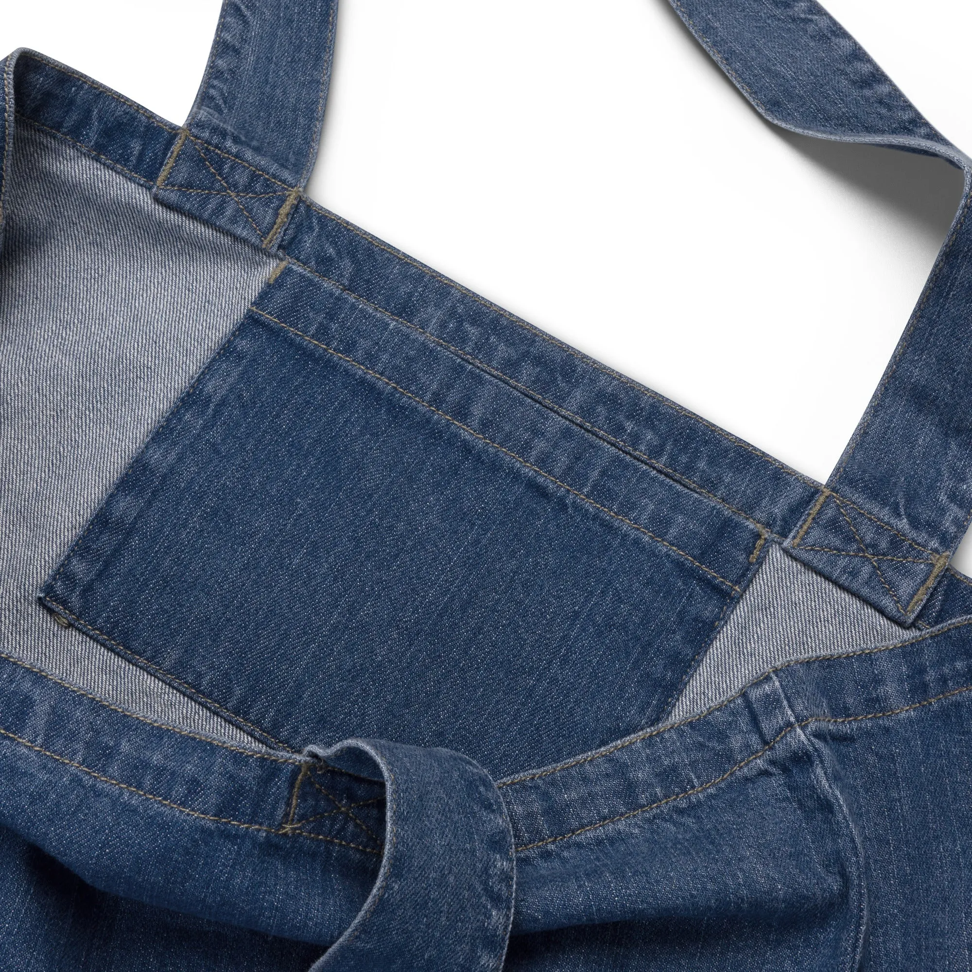 Nature is Life, Organic denim tote bag