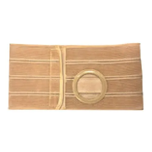 Nu-Hope Nu-Form™ Support Belt, 3-1/2" Stoma, 8" Wide, Left, 1-1/2" From Bottom, Prolapse Strap, XL (41" to 47" Waist), Beige