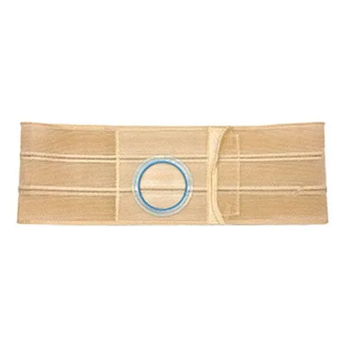 Nu-Hope Support Belt, Original Flat Panel, 2-3/4'' Stoma, 7'' Wide, Right, 1'' From Bottom, XL (41'' to 47'' Waist), Beige