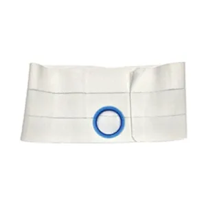 Nu-Hope Support Belt, Original Flat Panel, 2-5/8" x 3-1/8" Stoma, 6" Wide, Right, 1" From Bottom, Prolapse Strap, Medium (32" to 36" Waist)