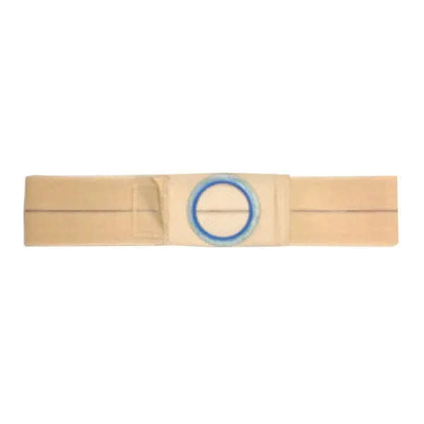 Nu-Hope Support Belt, Original Flat Panel, 2-7/8" x 3-3/8" Center Stoma, 5" Wide, XL (41" to 47" Waist), Beige