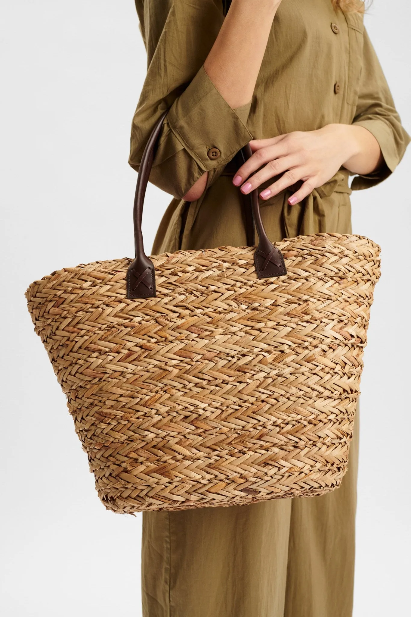 NUOLGA STRAW BAG - Tannin