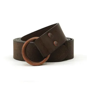 O-ring Leather Belt