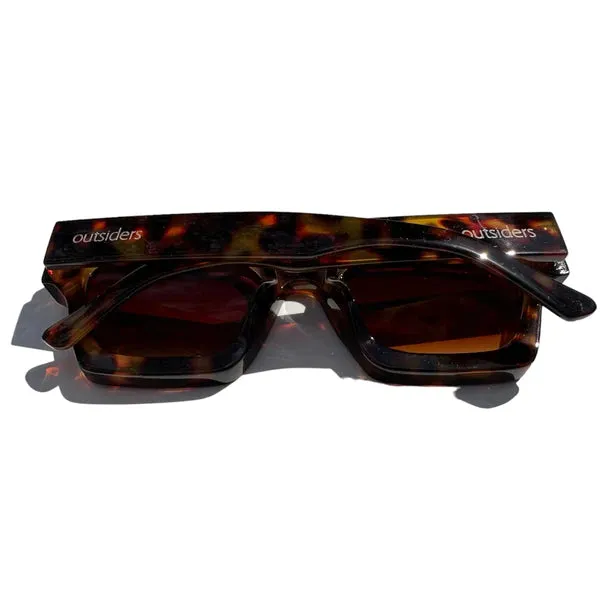 Outsiders - Waved Sunglasses - Tortoise