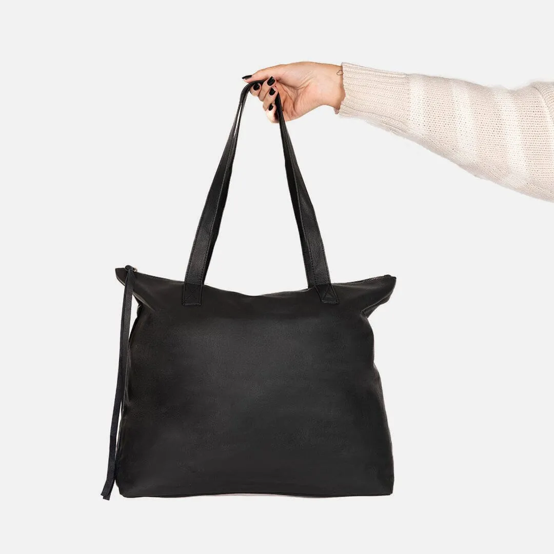 Oversized Leather Tote