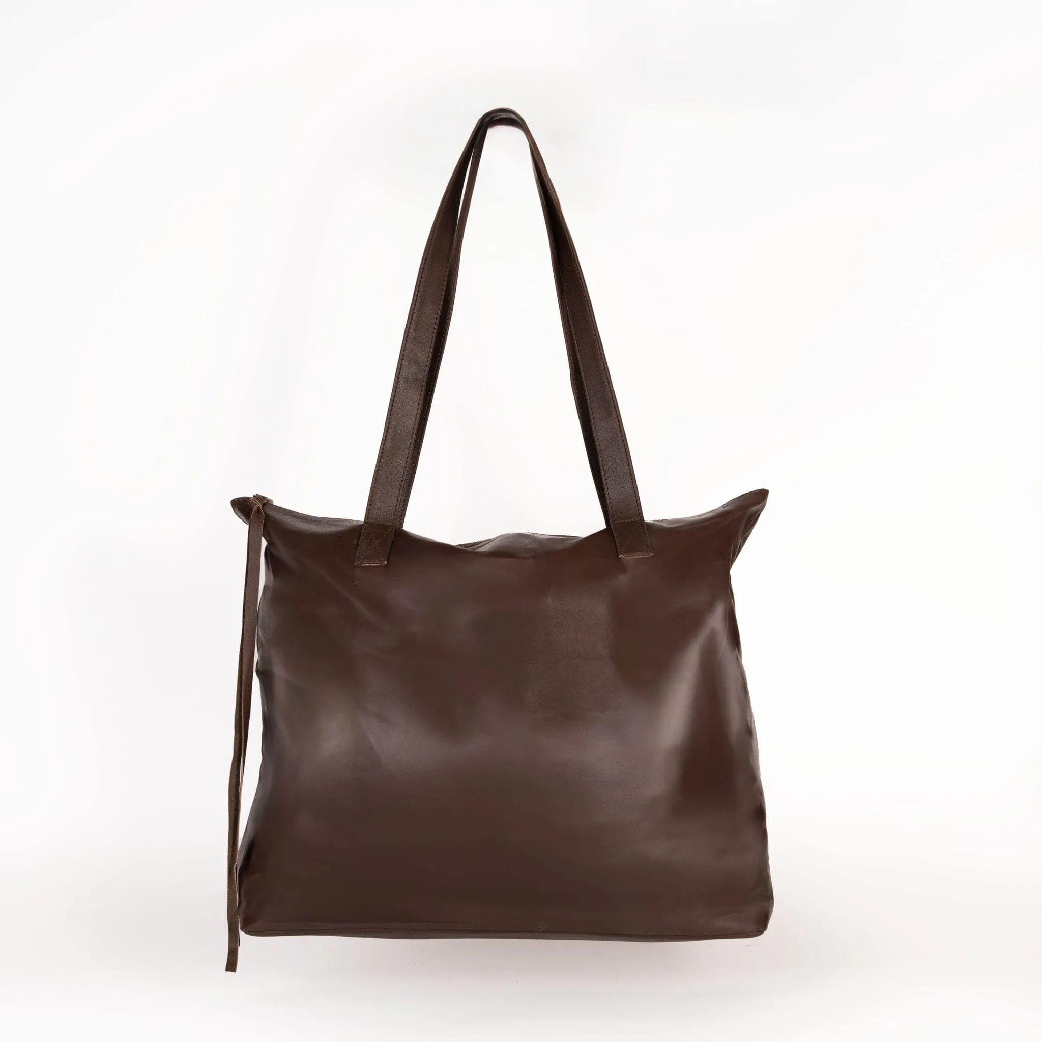 Oversized Leather Tote