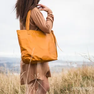 Oversized Leather Tote