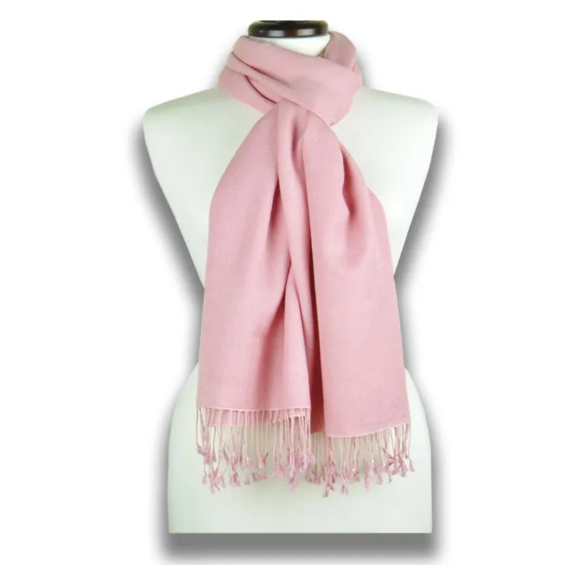 PASHMINA SCARF - Rose - 78x28"