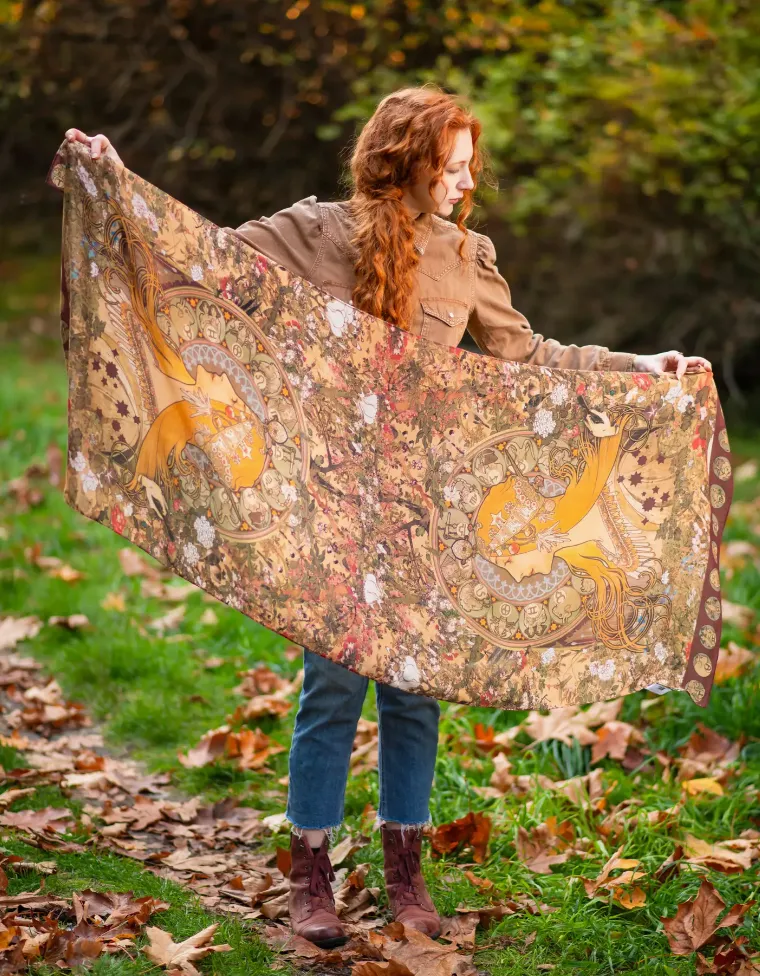 Peace Wine & Sunshine Scarf by Market of Stars