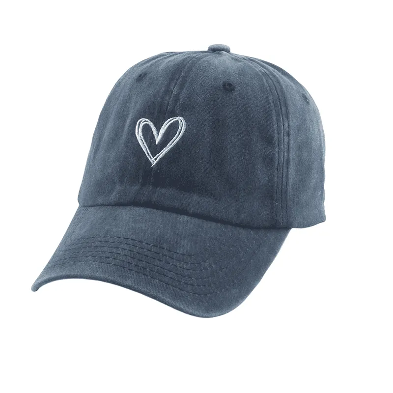 Peaceful Heart Cotton Baseball Cap