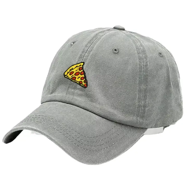 Pizza Washed Cotton Baseball Cap