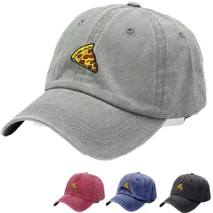 Pizza Washed Cotton Baseball Cap