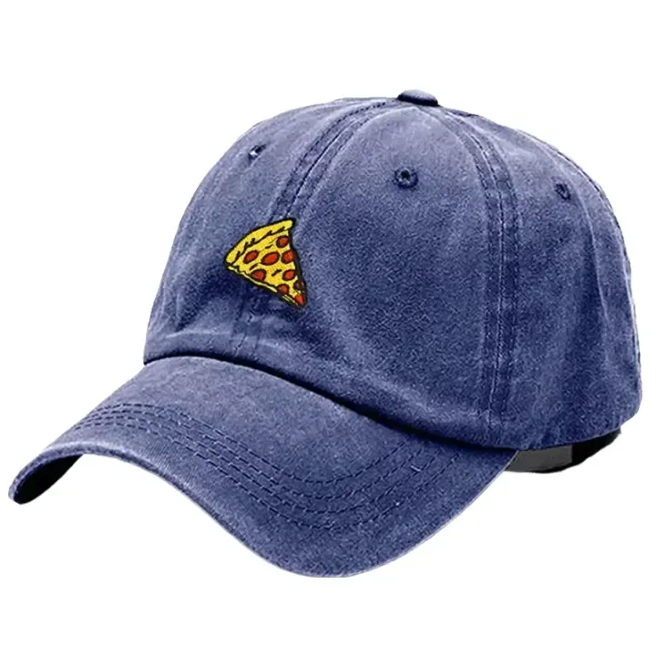 Pizza Washed Cotton Baseball Cap