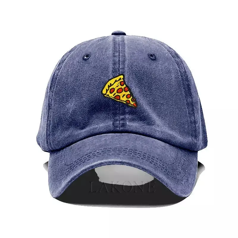 Pizza Washed Cotton Baseball Cap