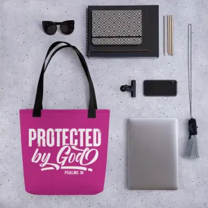 Protected by God, Psalms 91, Tote Bag, 12 Colors