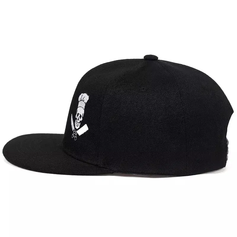 Punisher Black Snapback Cap