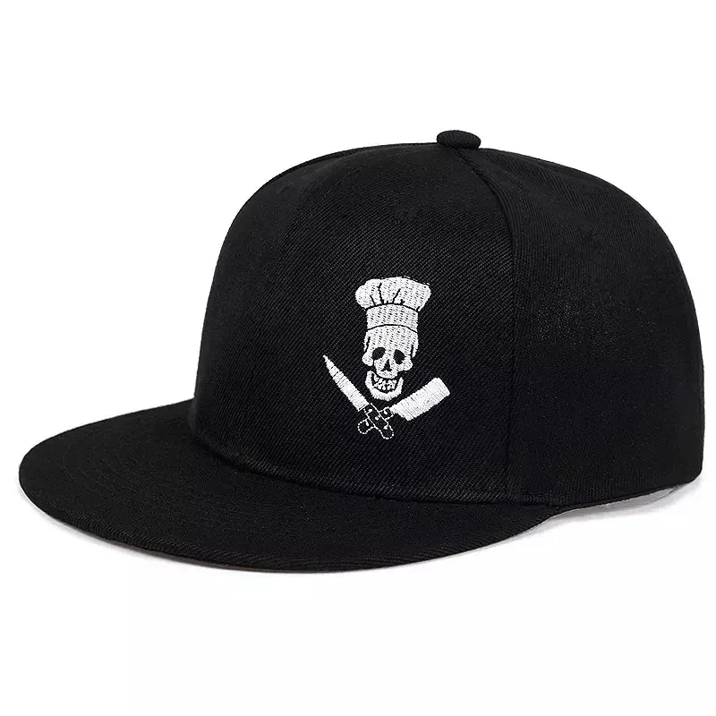 Punisher Black Snapback Cap