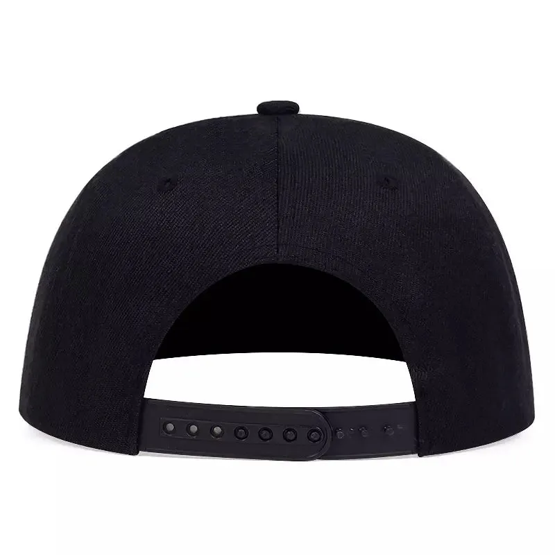 Punisher Black Snapback Cap