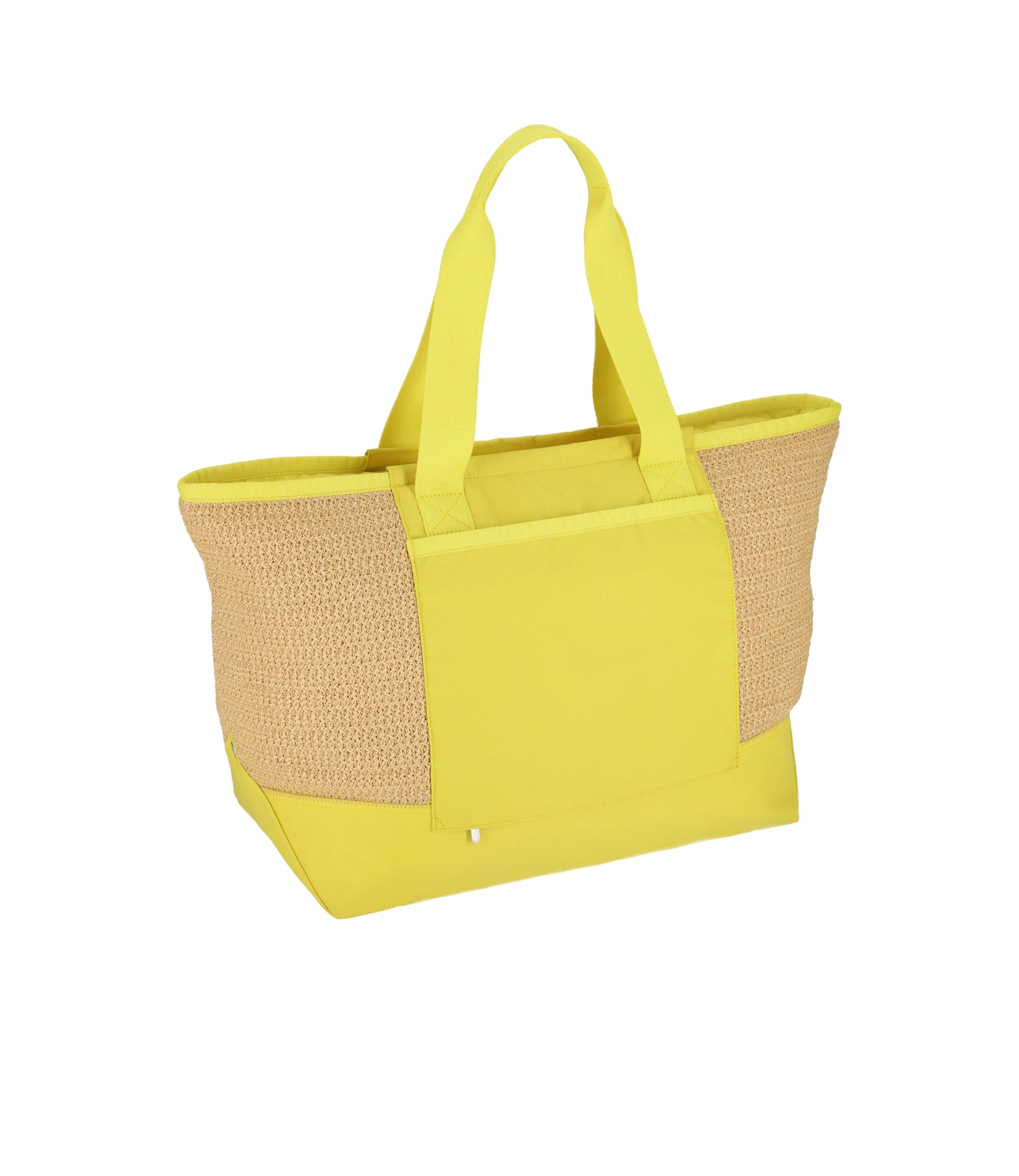 Raffia East/West Tote