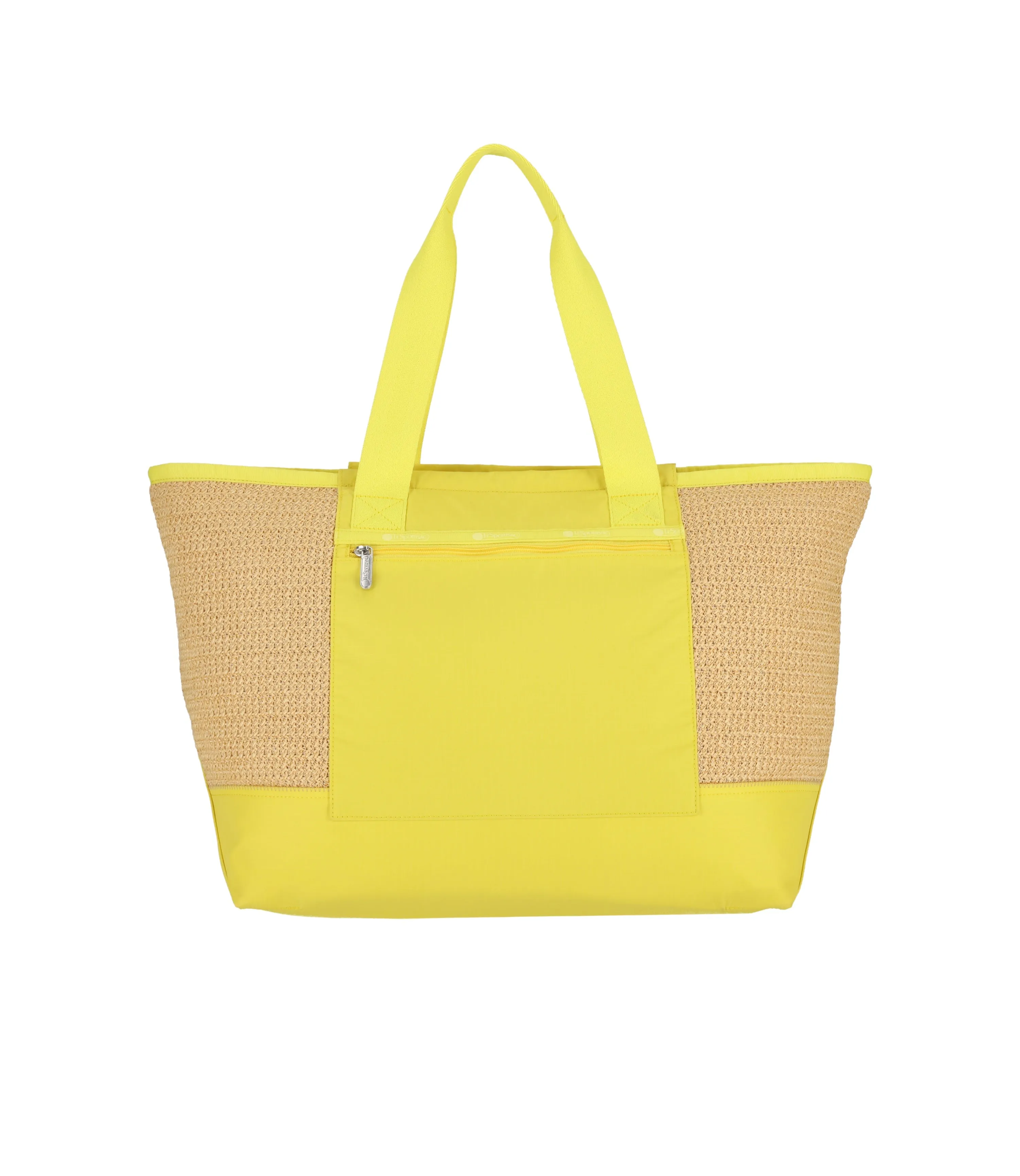 Raffia East/West Tote