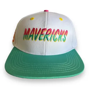 Retro Mavericks Flatbill Snapback