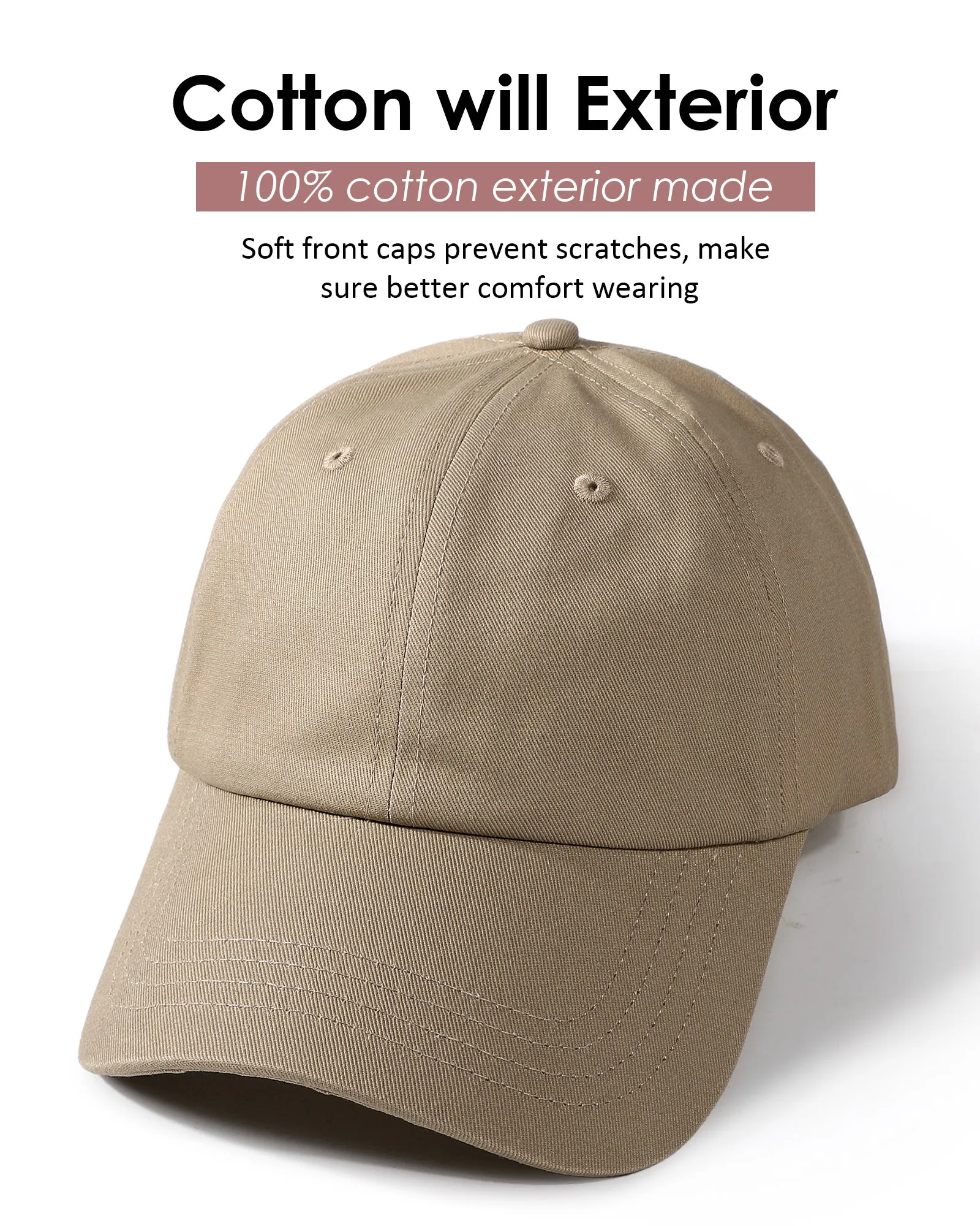 Satin Lined Baseball Cap