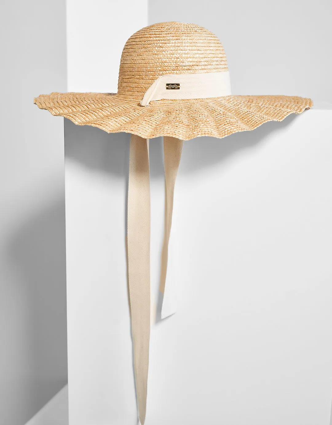 Scalloped Sun Hat - Sand