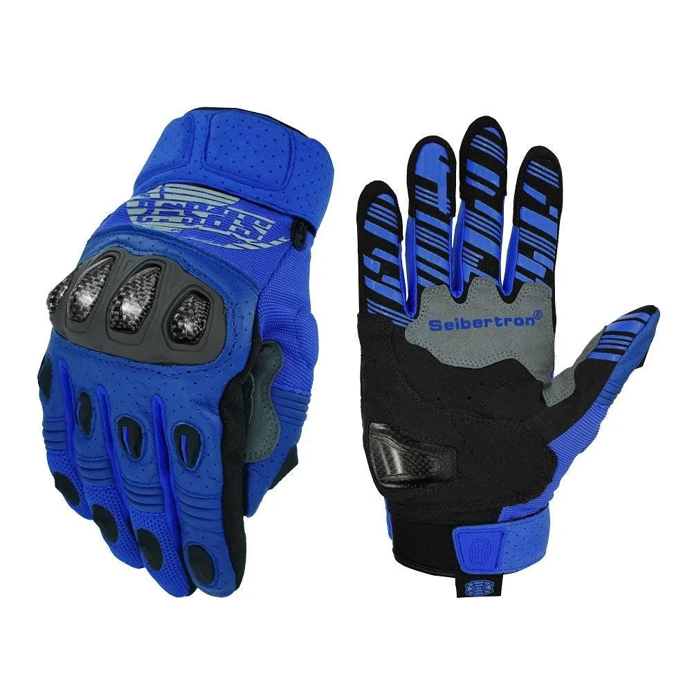 Seibertron Adult SPS-2/SPS-5 Unisex Touchscreen Road Racing Motorcycle MTB Sports Gloves