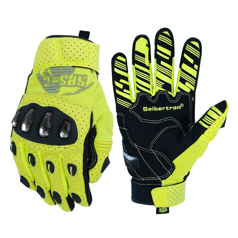 Seibertron Adult SPS-2/SPS-5 Unisex Touchscreen Road Racing Motorcycle MTB Sports Gloves