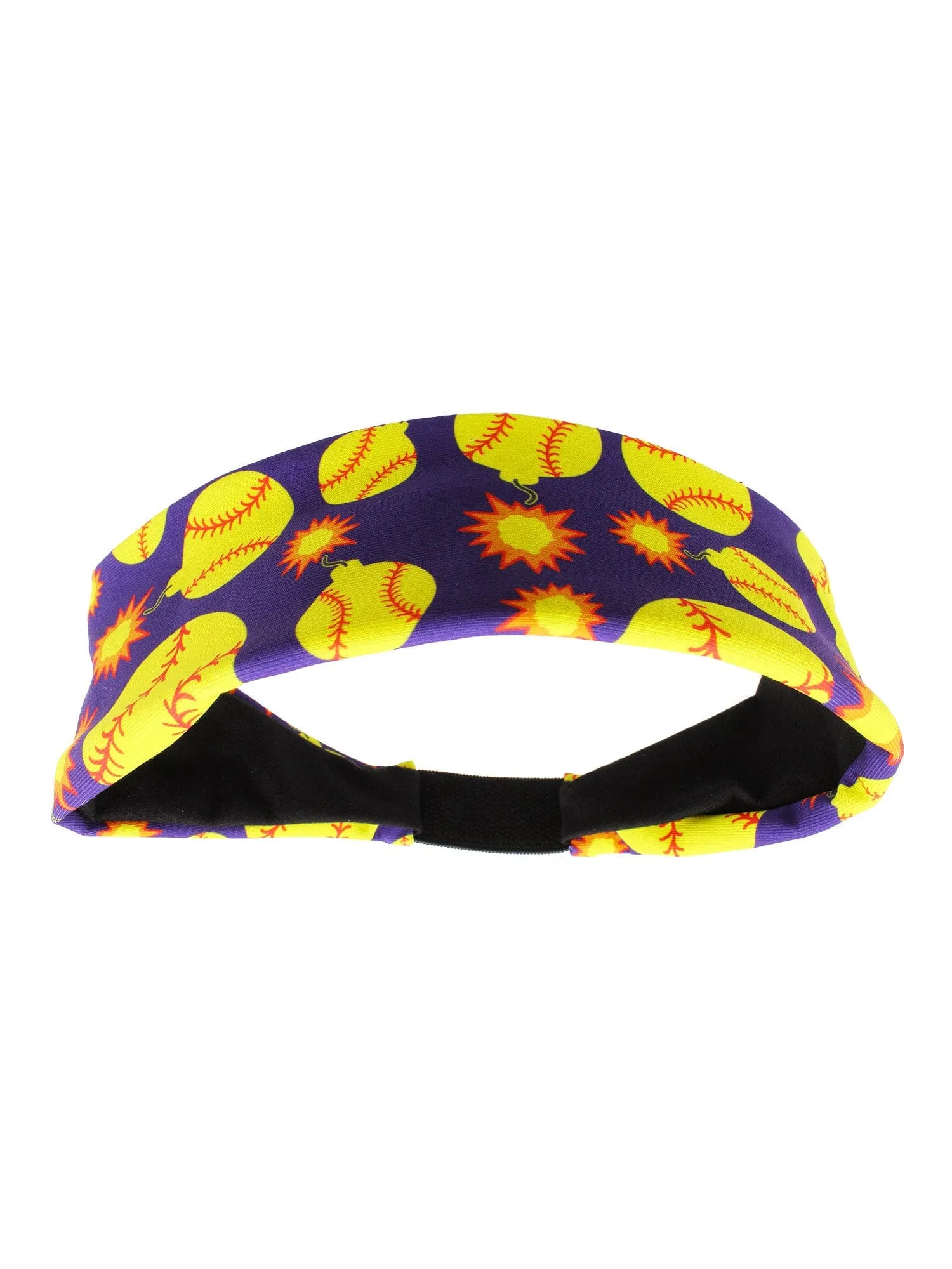 Softball Bomber Headband with Softball Bomb Logos