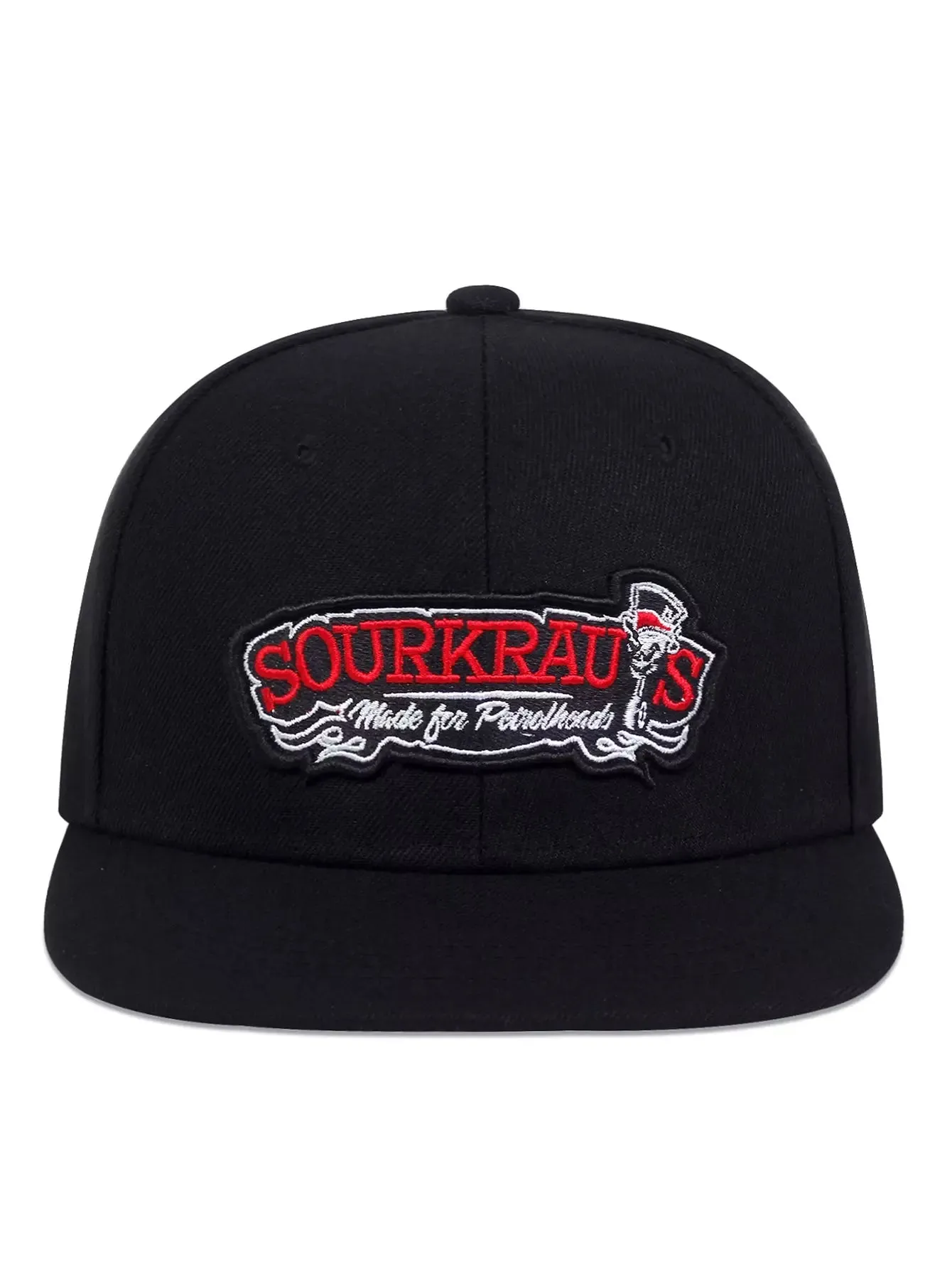 Sourkrauts Black Snapback Cap