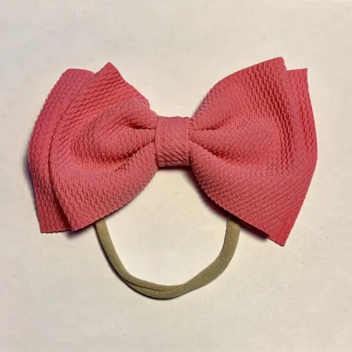 Sugar   Maple Skinny Headband with Big Bow