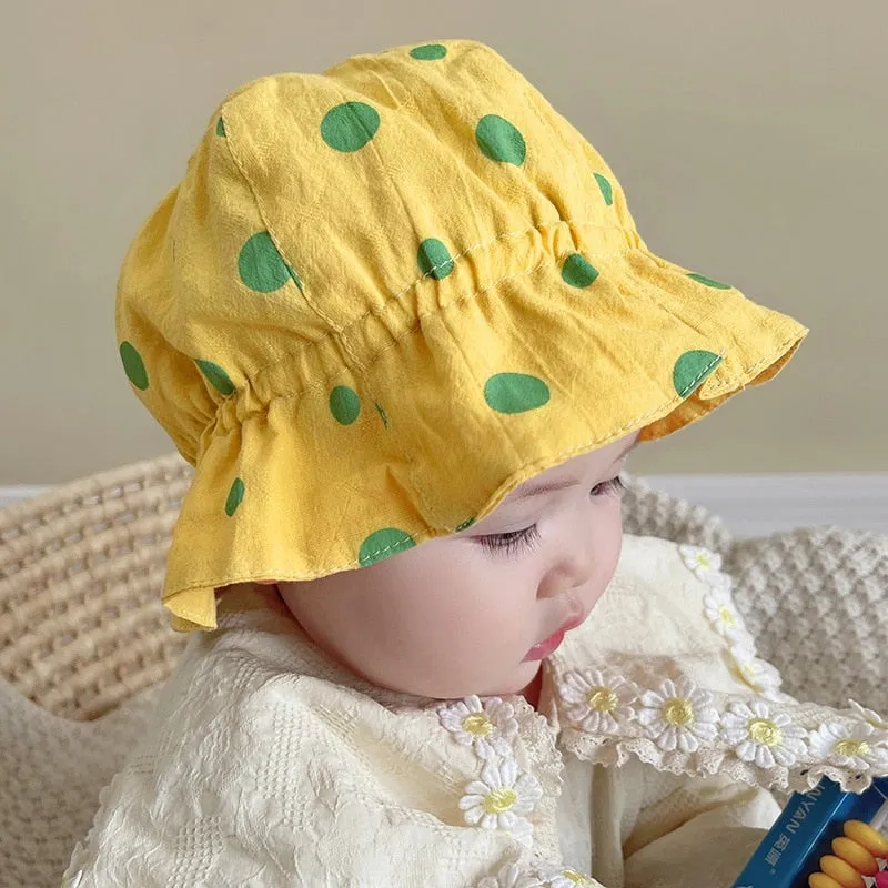 Summer Baby Sun Hat Children Panama Cap Newborn Girl Boy Outdoor Beach Bucket Hats Wide Brim Toddler UV Protection Cap