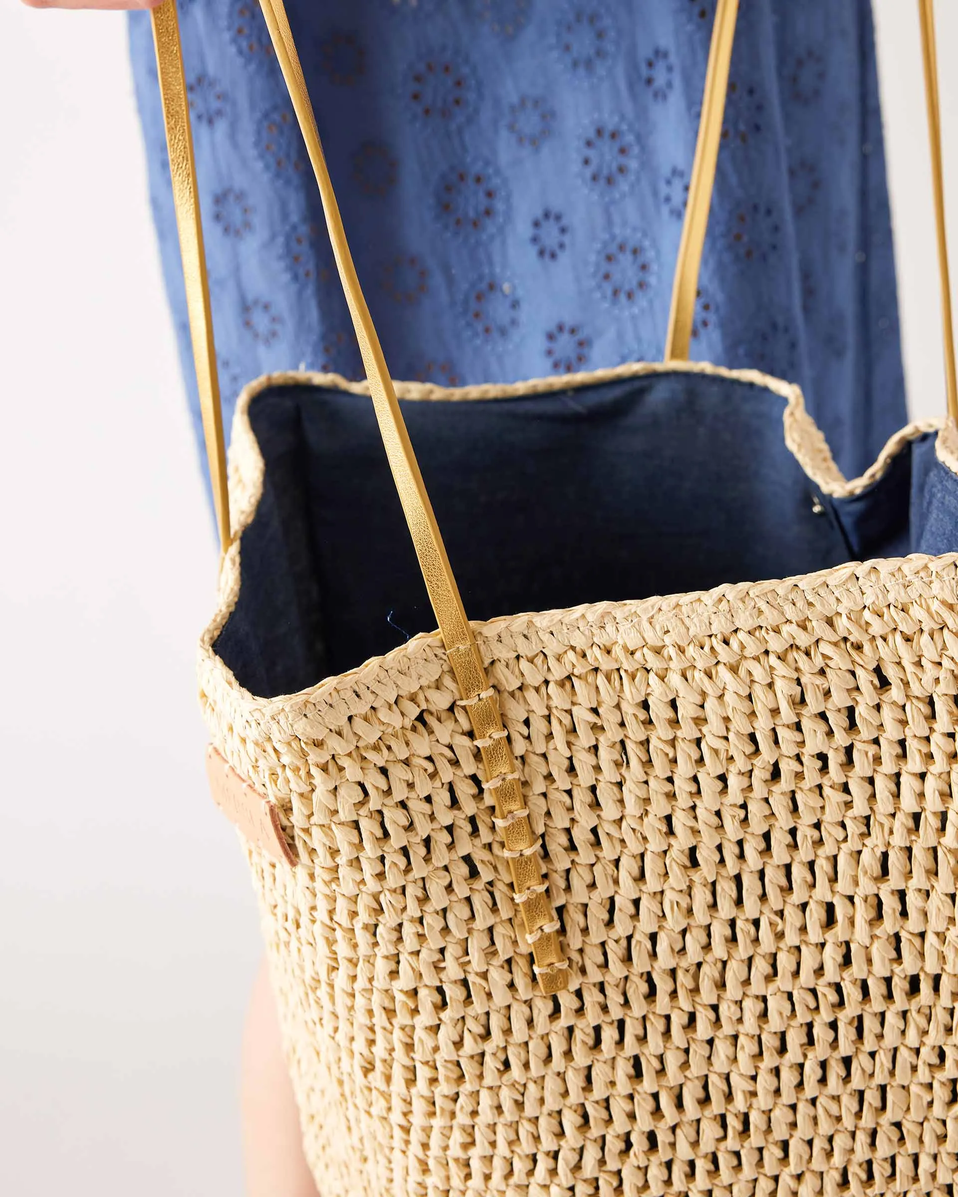 Sun Chaser Straw Tote - Natural