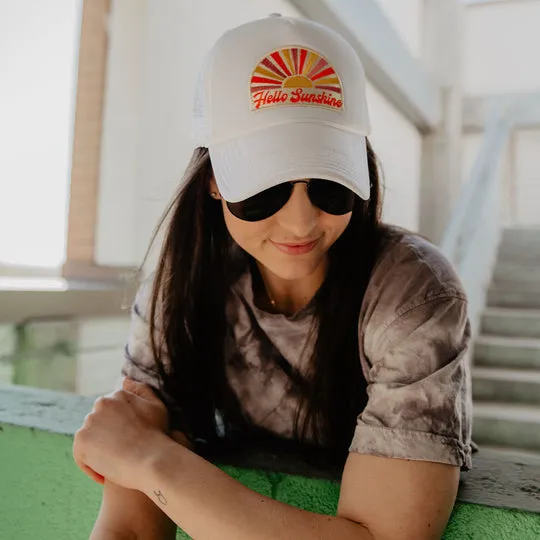 Sunkissed hats Hello sunshine caps T-shirts Embroidered