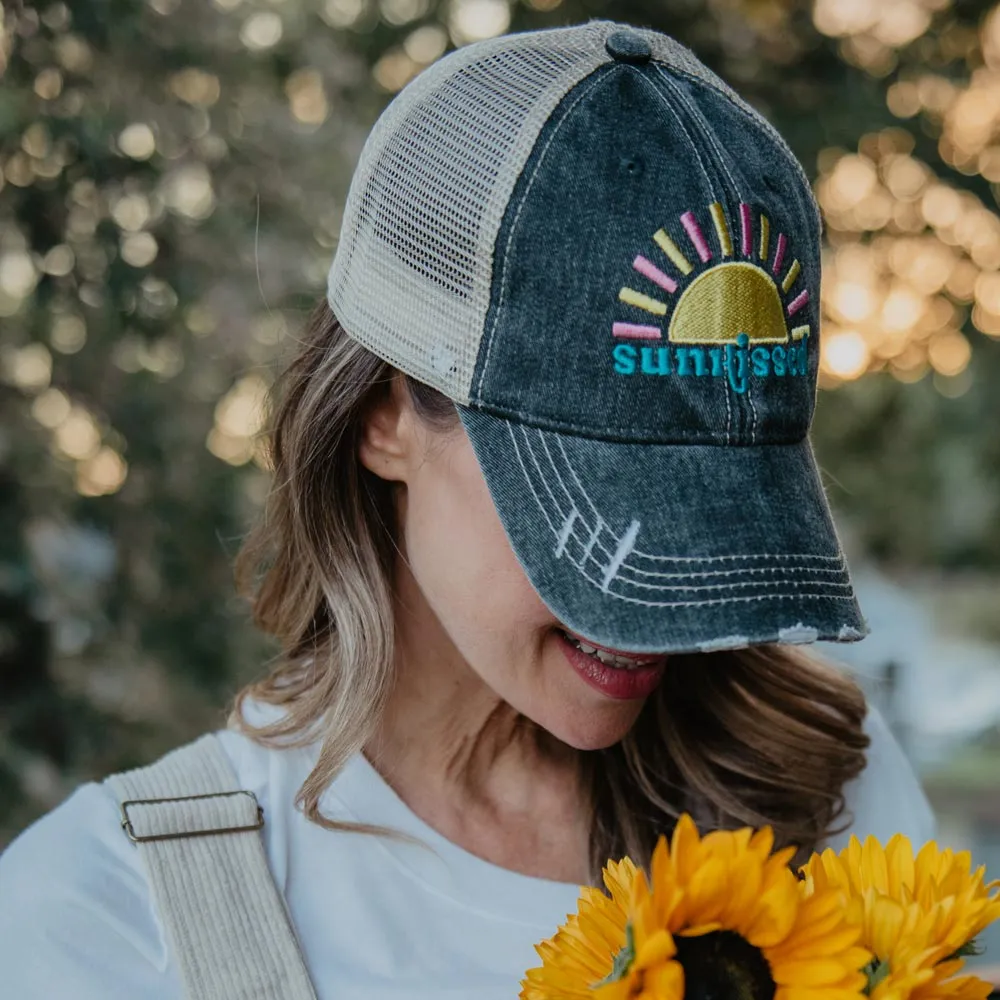 Sunkissed hats Hello sunshine caps T-shirts Embroidered