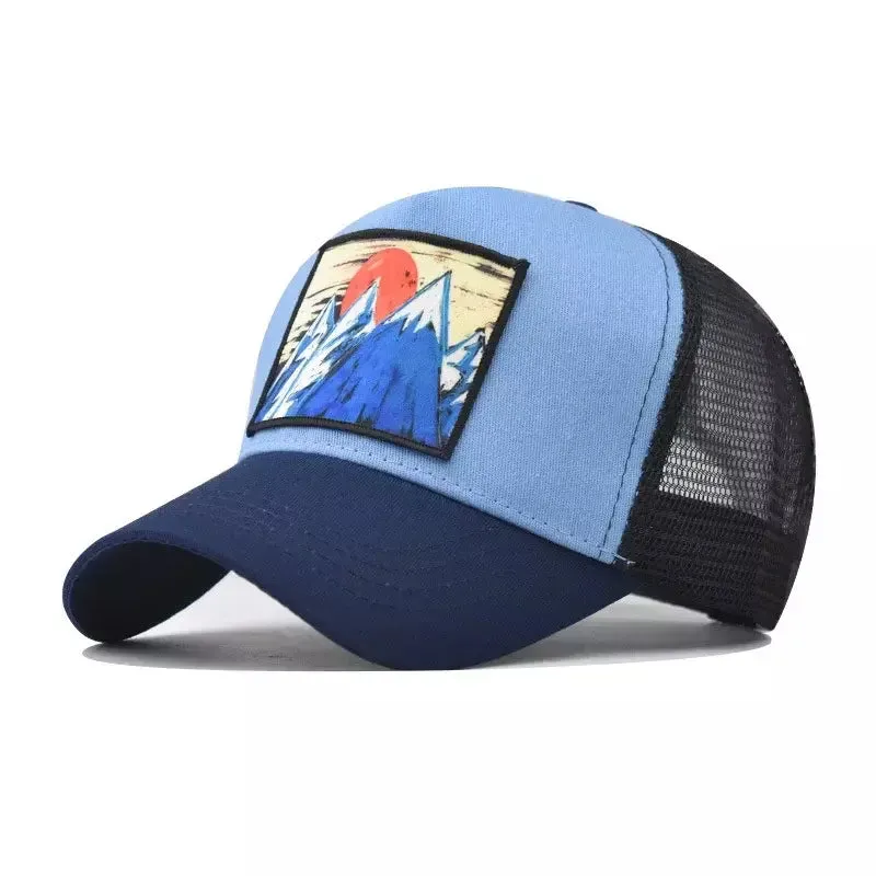 Sunset Mountain Classic Trucker Cap