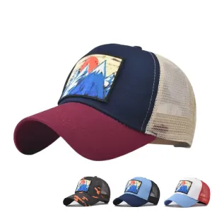 Sunset Mountain Classic Trucker Cap