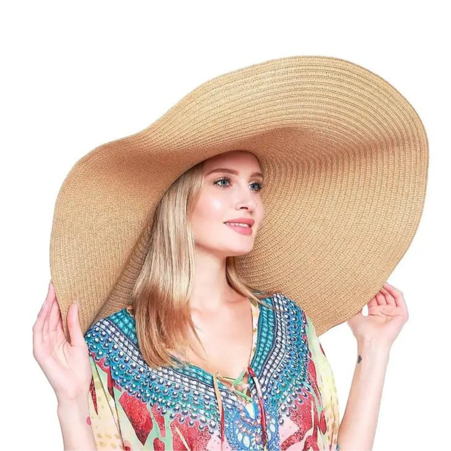 Super Wide Brim Straw Beach Summer Sun Hat