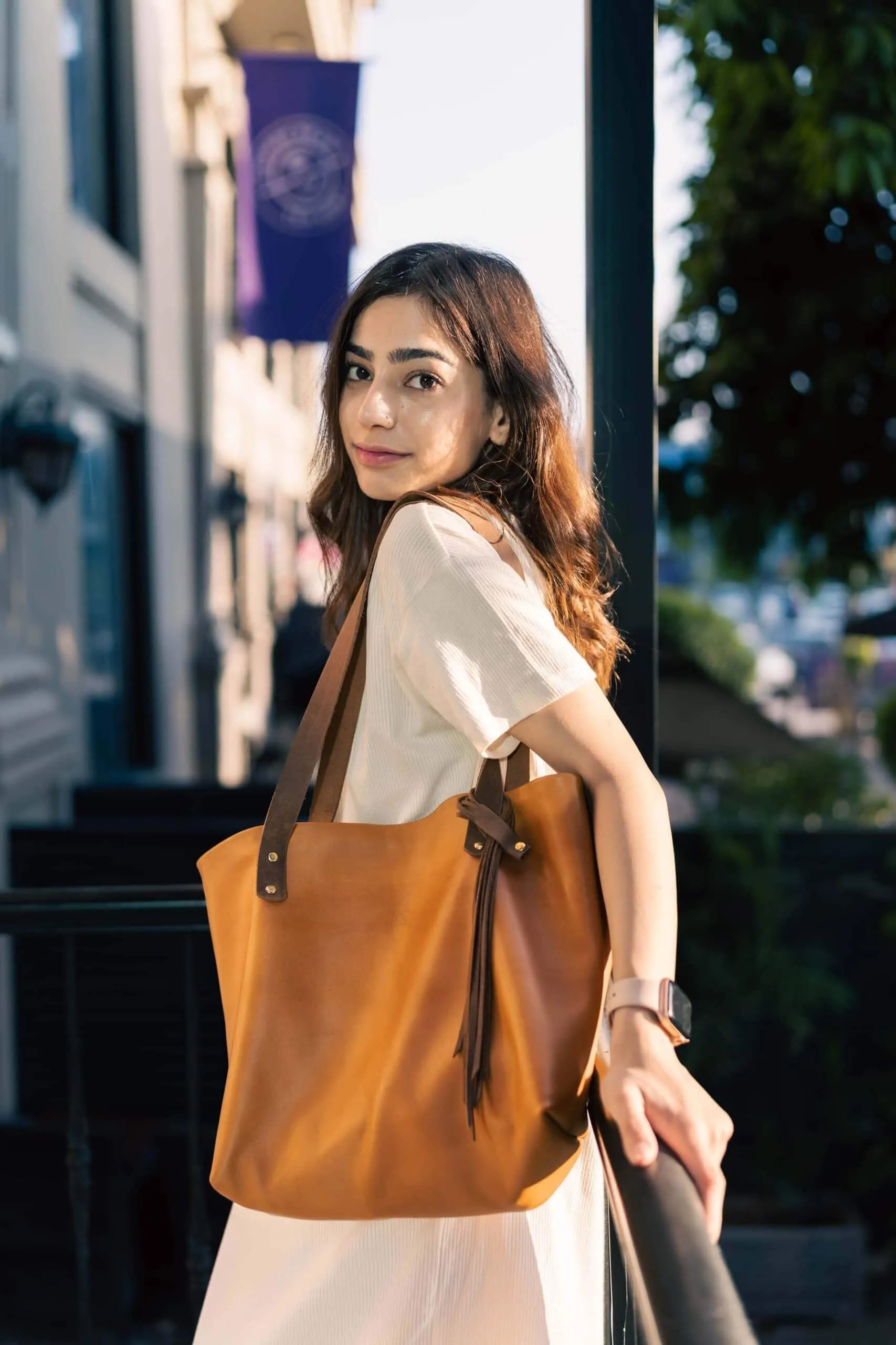 The Julie - Mustard Tote Bag