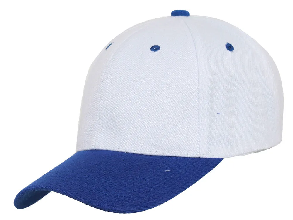 TopHeadwear Two-Tone Adjustable Baseball Cap