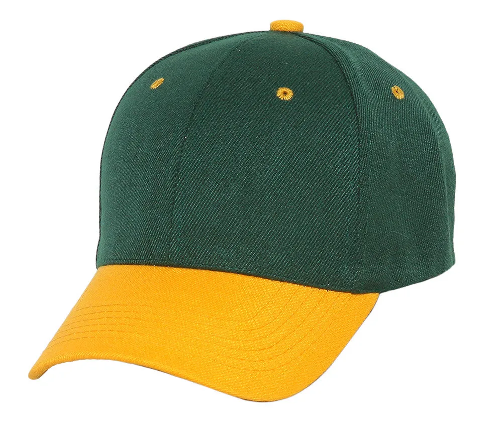 TopHeadwear Two-Tone Adjustable Baseball Cap