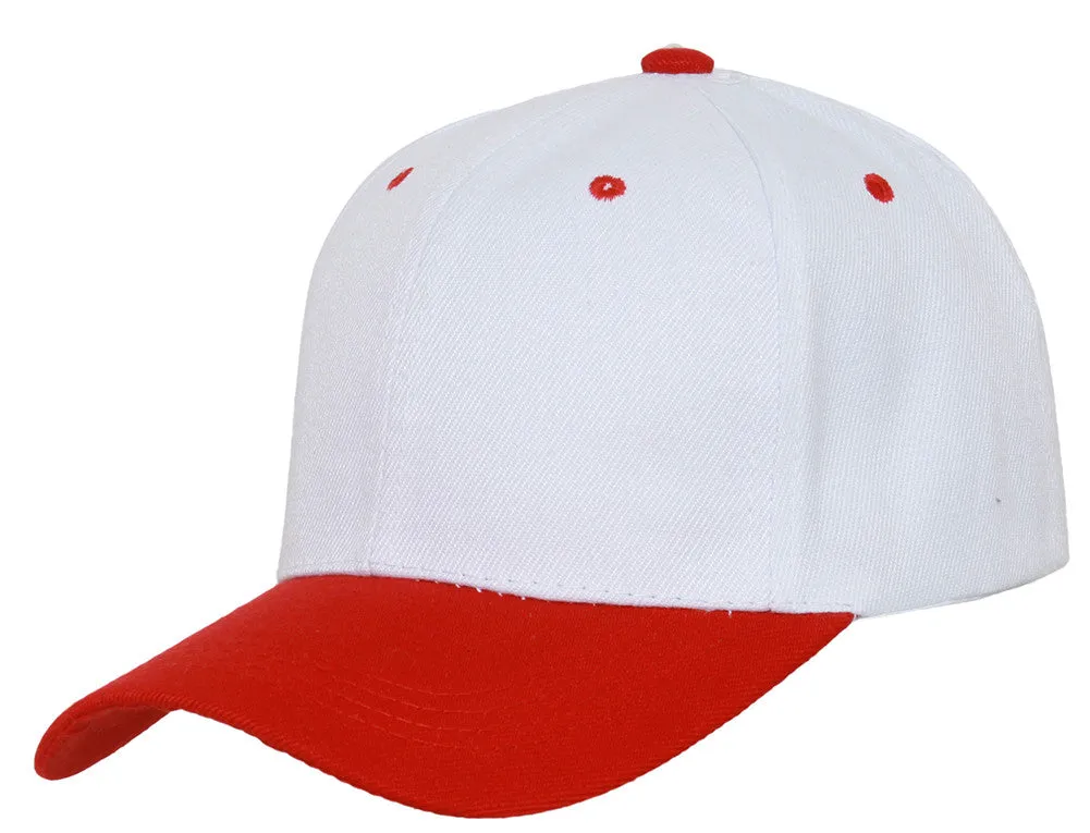 TopHeadwear Two-Tone Adjustable Baseball Cap