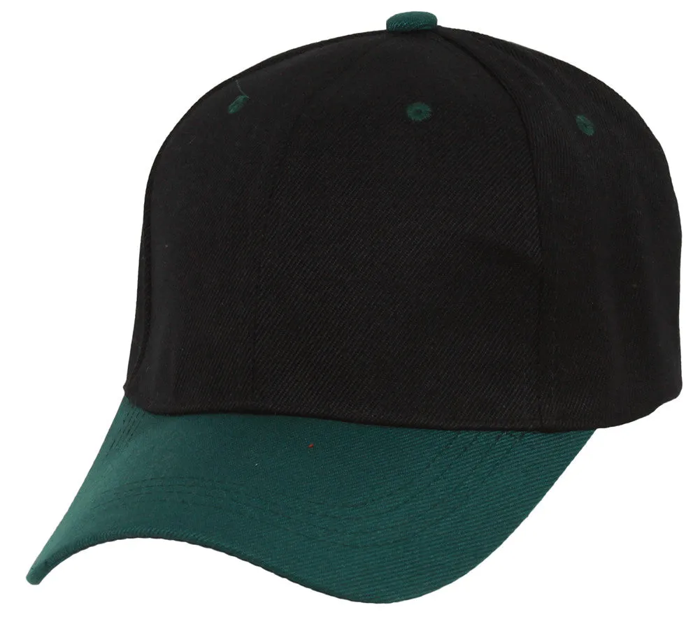 TopHeadwear Two-Tone Adjustable Baseball Cap