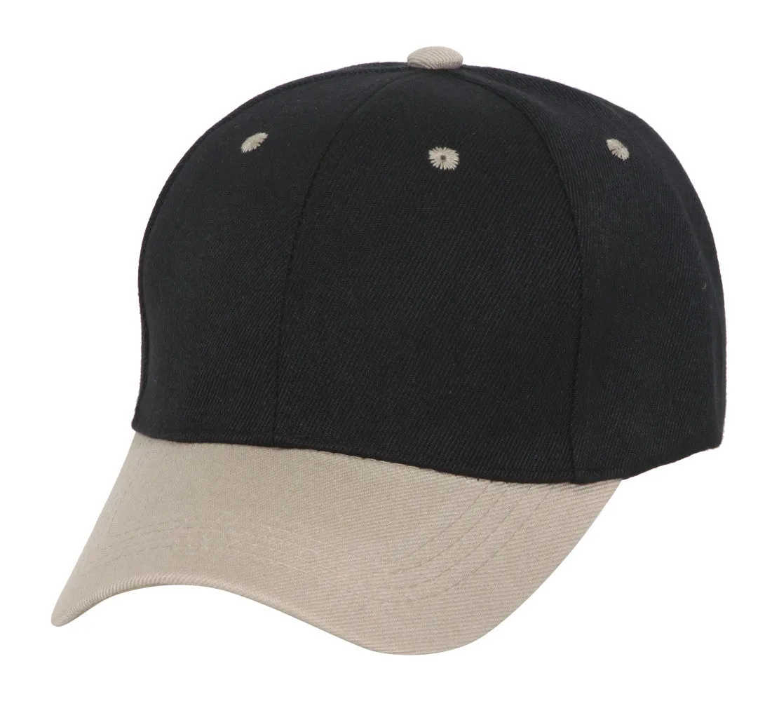 TopHeadwear Two-Tone Adjustable Baseball Cap