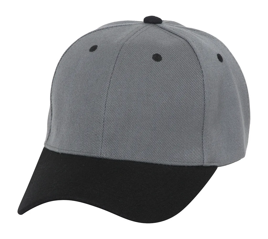 TopHeadwear Two-Tone Adjustable Baseball Cap